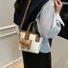 Bolso de Mano Pequeño Versátil y de Moda para Mujer, Nuevo Bolso Cubo Vintage Invierno 2025, Bolso Cruzado Texturizado de Nicho de Alta Calidad