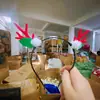 Explosiones Nuevas Transfronterizas Serie Komori Peluche Cuerno Pasador Diadema Tocados Hongo de Navidad Bola de Pelo Diadema Linda