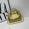 Bolsa Tejida Hecha a Mano Personalizada de Gran Capacidad, Bolso Tote, Bolso de Mano, Bolso de Hombro para Mujer, Edición Especial de Primavera 2026, de Alta Gama, de Nicho, Transfronterizo