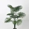 Combinación de Plantas Verdes Artificiales para Paisajismo, Decoración de Palmera, Planta en Maceta para Esquina, Árbol Artificial, Planta de Paisaje