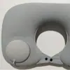 Almohada Inflable en Forma de U para Cuello, Artefacto de Viaje, Plegable para Cuello, Portátil, Flocado, Almohada Inflable de Viaje para Cabeza, Forma de U