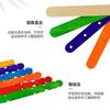 Palito de Helado Transfronterizo Palito de Paleta Colorido Palito de Paleta de Madera Niños DIY Materiales Hechos a Mano Paleta Palito de Helado
