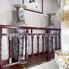 Jarrón de suelo grande de porcelana azul y blanca de Jingdezhen con paisaje, una pieza decorativa para la inauguración de un hotel o un hogar, jarrón grande de cerámica estilo chino