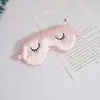 Máscara de Olho Bordada Cílios Seda Sintética terno Pacote Máscara de Olho para Dormir Máscara de Olho para Lancheira Pausa para Almoço Viagem em estoque