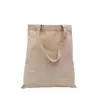 Bolsa de lona de algodón hecha a mano, bolsa de algodón publicitaria para compras, bolsa de lona en blanco para estudiantes, bolsa de regalo, se puede solicitar en cualquier momento