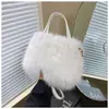 Bolsa Fofa de Nicho Super Popular para Mulheres Outono e Inverno 2025 Nova Tendência Venda Quente Bolsa Transversal Bolsa de Mão Bolsa de Balde Peluda