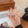 Grampo de Cabelo Flor de Renda Super Fada para Mulheres na Parte de Trás da Cabeça, Presilha Bico de Pato Doce Floresta Novo 2025 Presilha Tubarão Presilha de Agarre em Linha Única