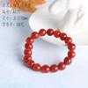 Pulsera de Ágata Escama de Dragón Pulsera de Ágata Roja Natural Venta al por Mayor Joyería de Verano Estilo Étnico Mismo Estilo Douyin Xiaohongshu