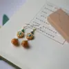 Estilo Étnico, Tendencia Nacional, Diseño de Moda y Personalizado, Pendientes Retro, Pendientes Amarillos, Hanfu, Pendientes Clásicos, Venta al por Mayor de Pendientes