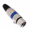 Plugue de Microfone XLR Macho e Fêmea de Três Vias XLR Macho Plugue de Áudio XLR de Três Vias XLR