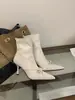 Botas cortas negras elegantes estilo coreano para otoño e invierno, de piel suave, con lazo, punta fina y tacón alto, cómodas y estilizan