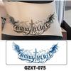 Suco de seio de flor tatuagem semipermanente flor grande braço tatuagem de ervas adesivos à prova d'água suor metade lâmina asas de flor tatuagem adesivos atacado