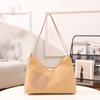 Bolso Bandolera para Axila, Bolso de Mano Mediano de Cuero Suave, Bolso de Hombro, 2026Bolsos, Bolso Sencillo para Mujer con Relieve, Envío Directo de una Pieza