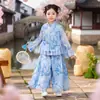 Hanfu para Niñas 2026 Nuevo Estilo Chino Traje Tang para Niñas Primavera Otoño Traje de Hada Súper Disfraz de Presentación Conjunto de Dos Piezas