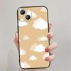 Nueva y linda funda apilada para teléfono móvil Baiyun, adecuada para iPhone 15, comercio exterior.