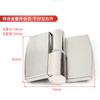 Accesorios para Mamparas de Baño Acero Inoxidable 304 Baño Bisagra de Puerta Plana Totalmente Automática Baño Puerta Corredera Gruesa para Apilar