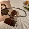 Corrente de cintura estilo Chanel bolsa de metal para saia feminina corrente decorativa de alta qualidade para terno suéter corrente fina para calça acessórios