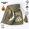Chaqueta con capucha de invierno para niños Nueva llegada Chaqueta moderna y genial con forro polar para niños Chaqueta estilosa para bebé Estilo coreano