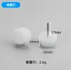 Uñas de pie de doble capa plástico muebles sofá taburete uñas de pie mesa y sillas de madera maciza elevación a prueba de humedad engrosado armario hogar pie silla