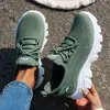 Sapatos femininos plus size transfronteiriços 2025 verão novo tênis feminino fly woven respirável moda sapatos de mãe geração TEMU cabelo