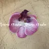 Cabeça de Flor de Orquídea Phalaenopsis Artificial, Textura de Película Impressa em 3D, Buquê Exquisito para Decoração de Casamento e Lembrança