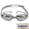 Gafas de Natación Galvanizadas Tapones para los Oídos de una Pieza para Exteriores Miopía Gafas de Natación para Adultos Impermeables y Antivaho Venta Directa de Fábrica