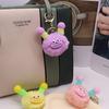 Lindo y feo llavero de muñeca linda, muñeco de peluche, muñeco de dibujos animados, divertido bolso colgante, llavero de coche, adornos