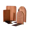Suporte de Livros Simples de Madeira Maciça Nórdica Organizador de Mesa Criativo para Estudantes, Suporte Extensível para Livros