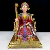 Figura Pintada de la Madre Diosa Inmortal de Lishan, la Santa Madre de la Sabiduría Infinita, Figura de Resina para Adoración