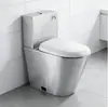 Tapa de inodoro de acero inoxidable 304, a prueba de heladas, adecuada para bares, KTVs y baños públicos móviles; también funciona como un inodoro de descarga y presenta un diseño a prueba de olores