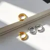 Aretes de Clip Hechos de Plata S925, Versátiles Clips de Hueso de Oreja Apilables, Mini Aretes de Clip, Aros Lisos Pulidos, Electrochapados
