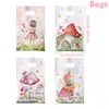 Bolsa de Regalo Portátil Transfronteriza Animales de la Selva Mariposa Sirena Bolsa de Regalo Bolsa de Empaque de Regalo para Fiesta de Cumpleaños Infantil