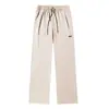 Amazon Sitio Independiente Transfronterizo Primavera y Otoño Hombres Pantalones Rectos Deportivos Casuales Finos Sueltos Comercio Exterior Dropshipping