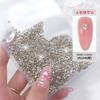 1440 Diamantes Redondos para Decoraciones de Uñas, Pedrería con Punta Trasera, Accesorios Brillantes, Pedrería para Uñas, Diamantes de Agua