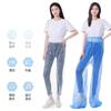 Pantalones de Lluvia Desechables Impermeables Engrosados con Cubrepiés Pantalones de Lluvia con Cubrepiés para Exteriores Impermeable Impermeable y Pantalones de Lluvia para Rafting Parque Infantil