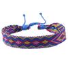 Pulseiras Boêmias de Tecido Trançado Estilo Étnico Nepalês Mais Vendidas na Europa e América, Pulseiras Coloridas Masculinas e Femininas da Amazon