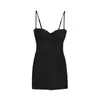Vestido Suspensório Doce e Picante para Mulheres, Estilo de Nicho, Caimento Justo, Puro e Sexy, Vestido Bodycon, Peça de Roupa Exterior, Vestido Curto Elegante