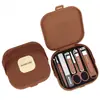 Set de Cortauñas Portátil Tijeras de Manicura Cortauñas Tijeras de Uñas para el Hogar Anti-Salpicaduras Cuidado de Uñas Almacenamiento