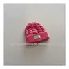 Gorro infantil de tricô torcido liso, chapéu de tricô simples estilo coreano com barra dobrada, gorro de inverno quente unissex