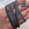 Material de felpa de un lado cordón de cuero gamuzado 5 mm felpa cordón de felpa de un lado imitación accesorios para joyería DIY un metro tira de cuero accesorios para pendientes