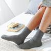 Calcetines de Terciopelo Medio de Otoño e Invierno Espesados Super Cálidos de Forro Polar Coral Calcetines de Piso de Medio Terciopelo Calcetines para Hombre para Estar en Casa
