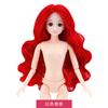Muñeca princesa BJD de 30 cm, cuerpo desnudo, maquillaje hecho a mano, ojos reales 3D, 26 articulaciones, niña princesa