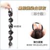 Peluca de trenza larga torcida de burbujas para recoger y teñir, trenza de color rojo subtono, simulación de trenza, trenza falsa, trenza sucia de boxeo, cola de caballo falsa