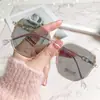 Gafas Fotocromáticas Ultraligeras Estilo Coreano Anti-Luz Azul para Miopía, Modelo Estudiante Ultraligero, Montura Grande, Montura de Gafas con Lente Transparente