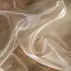 Tecido organza transparente fino macio roupa vestido saia de tule cortina de gaze tecido para fundo de casamento fio de fada manual