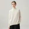 Suéter de Cachemira Suave y Amigable con la Piel para Mujer, Cuello Medio Alto, Mangas Raglán, Base de Punto Sencilla, Suéter Holgado Adelgazante Estilo Coreano