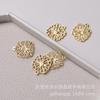 Joyería Hecha a Mano DIY Accesorios Horquilla Tocado Nupcial Accesorio para el Cabello Materiales Cobre Aro Colgante Cuadrado Pieza de Flor B022
