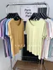 Camiseta Regular de Manga Curta com Ombro Normal para Mulheres, Fibra de Cupro Fresca e Confortável, Fina, Alta Elasticidade, Caimento Fluido, Cor Sólida, Camada Base