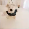 [Solo Ropa] Ropa para Cachorros West Highland Accesorios Lindos Suéter Sombrero Set de Abrigo