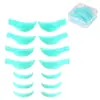 Nuevo en stock transfronterizo 7 pares de almohadilla de silicona herramienta auxiliar para permanente de pestañas color girasol color junta